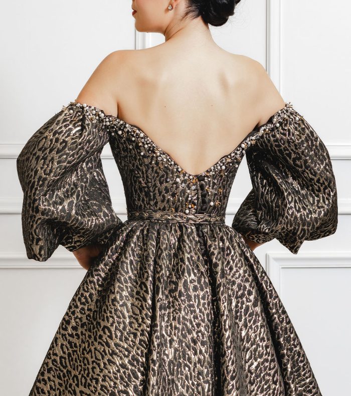 Nocturne Royale Tea Dress - Image 5