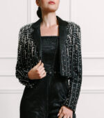 Juliette Black and Silver Blazer - Image 3