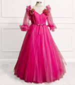 Aurelia Pink Floral Ballgown