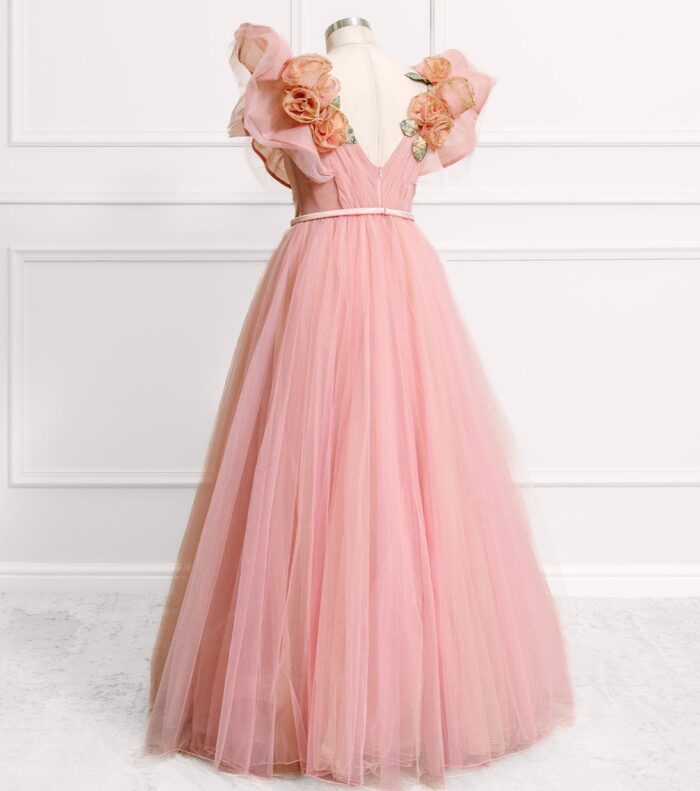 Florence Blush Pink Ballgown - Image 2