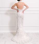 Halter Neck Beaded Evening Gown - Image 2