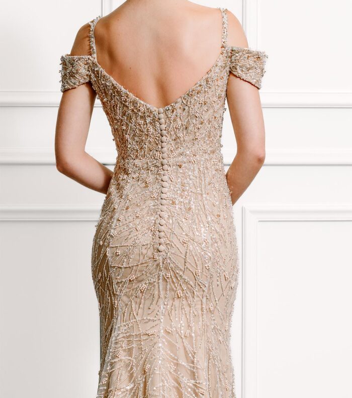 Leake Beaded Evening Gown - Image 3