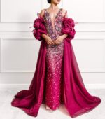 Lomé Fushcia Rose Cape