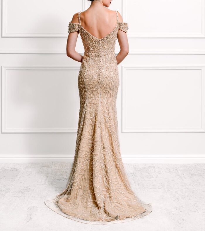 Leake Beaded Evening Gown - Image 2
