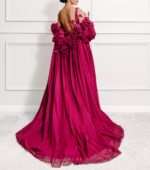 Lomé Fushcia Rose Cape - Image 2