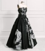 Melissa Black and Silver Ballgown