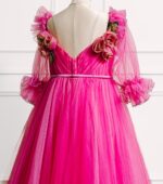 Aurelia Pink Floral Ballgown - Image 4