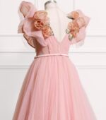 Florence Blush Pink Ballgown - Image 4
