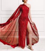 Savannah Beaded Corset Evening Gown