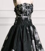 Melissa Black and Silver Ballgown - Image 3