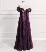 Regina Off Shoulder Floral Evening Gown - Image 2